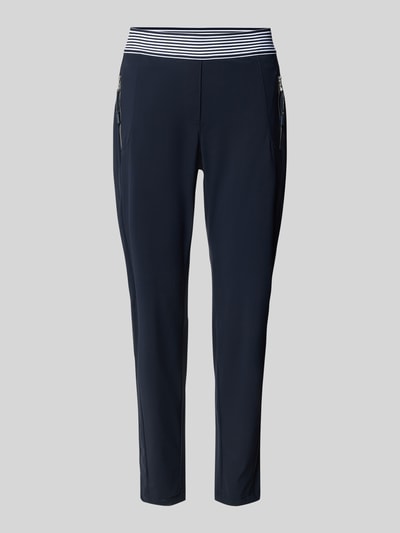 Raffaello Rossi Slim Fit Hose in verkürzter Passform Marine 2