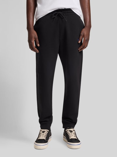 HUGO Blue Sweathose mit Logo-Patch Black 4