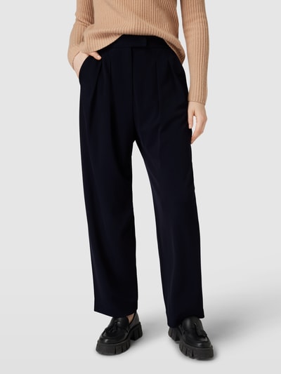 MaxMara Leisure Stoffen broek met achterzakken, model 'QUIRINO' Marineblauw - 4