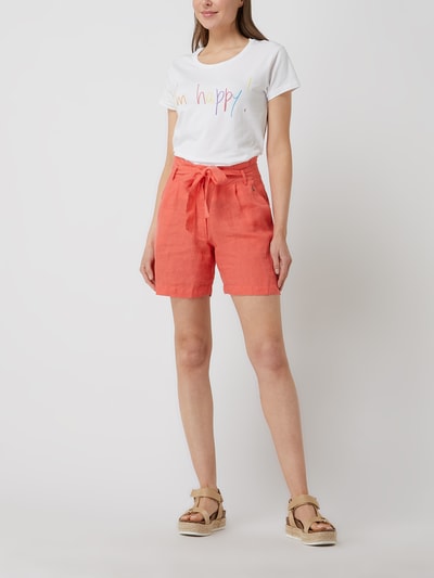 Frieda & Freddies Bermudas aus Leinen  Orange 1