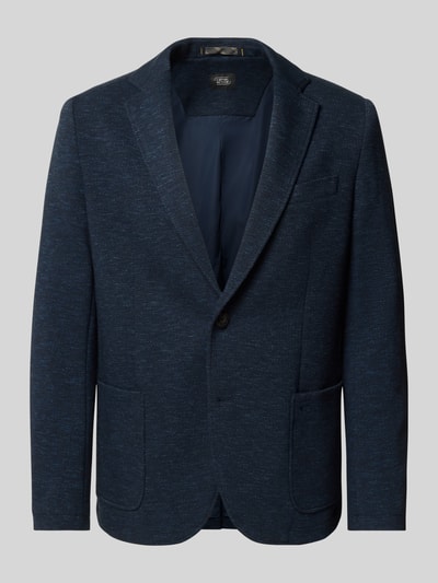 camel active Regular fit 2-knoops colbert met reverskraag Marineblauw - 2