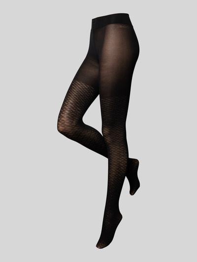 BOSS Panty met structuurmotief Zwart - 1