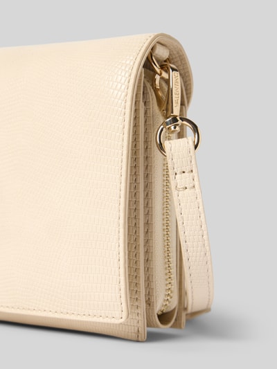 VALENTINO BAGS Handtasche mit Label-Applikation Modell 'EMBER' Ecru 2