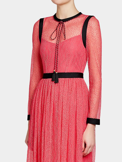 Philosophy di Lorenzo Ser Abendkleid mit Cut-Outs Fuchsia 2