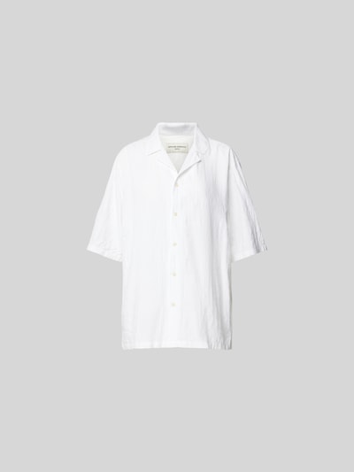 Officine Générale Freizeithemd mit Knopfleiste Weiss 2