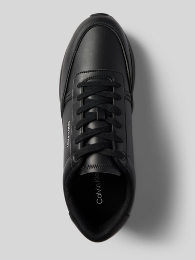 CK Calvin Klein Low Top Sneaker aus echtem Rindsleder Black 3