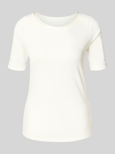 Marc Cain T-shirt met ronde hals Wit - 2