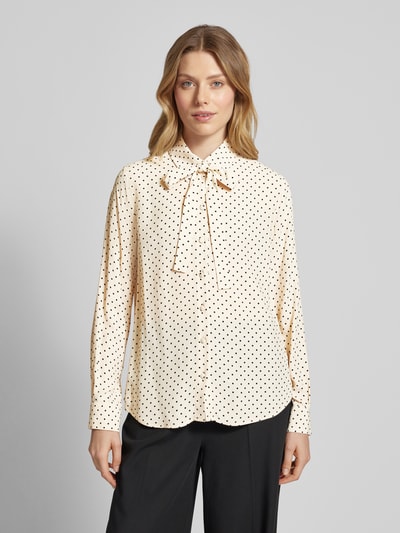 Seidensticker Overhemdblouse van viscose met motiefprint Ecru - 4