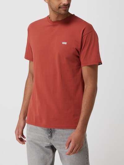 Vans Classic fit T-shirt van katoen  Roestrood - 4