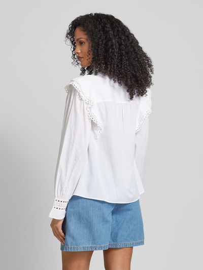 Ivy Oak Blouse met opstaande kraag, model 'EVELINA' Offwhite - 5