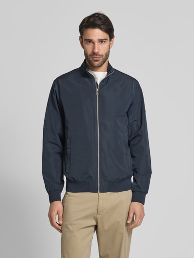 Matinique Blouson met strookzakken, model 'hardron' Marineblauw - 4