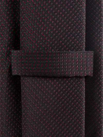 CK Calvin Klein Krawatte aus Seidenmischung (6 cm) Bordeaux Rot 2