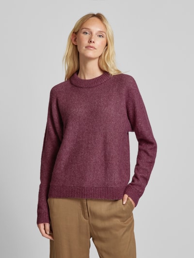 Tiger Of Sweden Gebreide pullover met ronde hals, model 'GWYNN' Rosé gemêleerd - 4