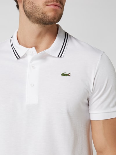 Lacoste Poloshirt aus Piqué Weiss 3