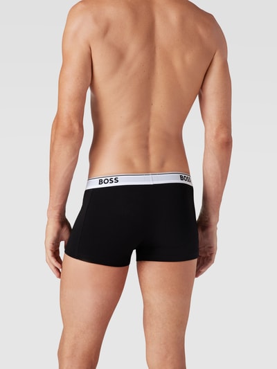 BOSS Boxershort met elastische band met logo in een set van 3 stuks Zwart - 4