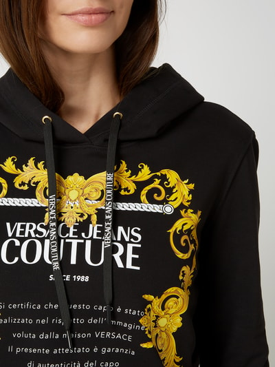 Versace Jeans Couture Hoodie mit Logo-Print  Black 3