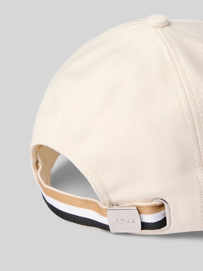 BOSS Cap mit Logo-Stitching Offwhite 3