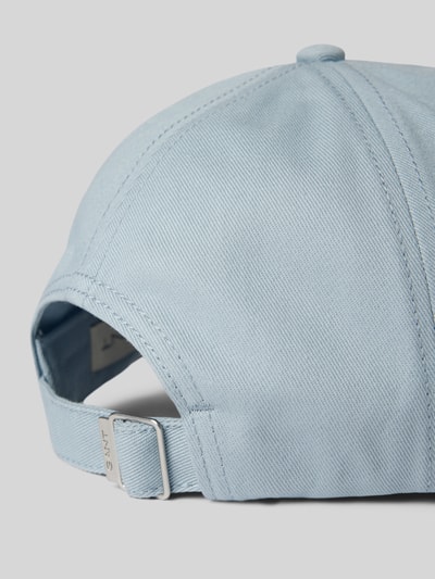Gant Cap mit Label-Stitching Hellblau 3