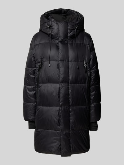 WITHBLACK Steppjacke mit Reißverschlusstaschen Black 2