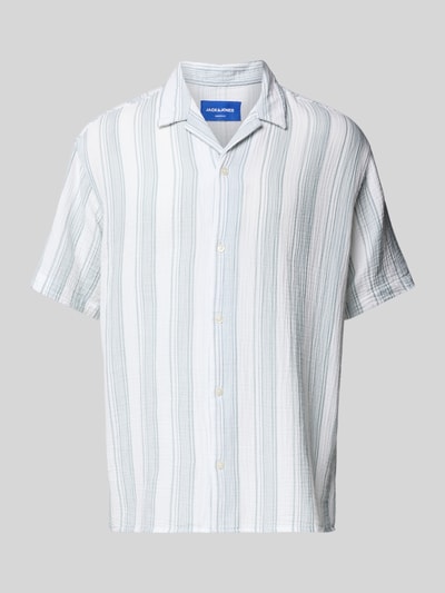 Jack & Jones Relaxed Fit Freizeithemd mit Umlegekragen Offwhite 2