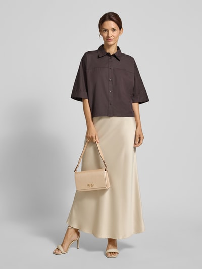 Liu Jo White Handtas met labelapplicatie en schouderband Goud gemêleerd - 1