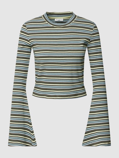 Marc O'Polo DENIM Longsleeve mit Streifenmuster Khaki 2