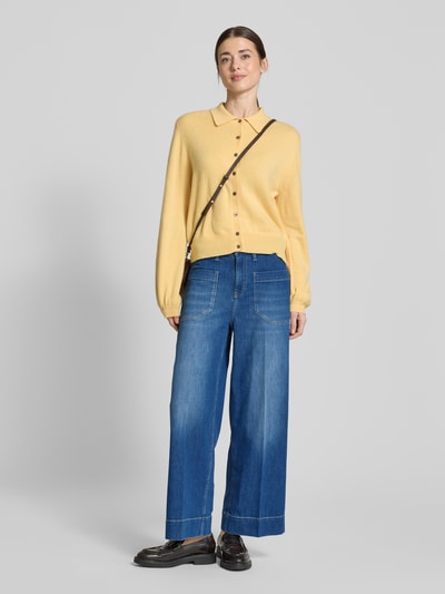 Raffaello Rossi Wide Leg Jeans in verkürzter Passform Modell 'MIRU' Blau 1