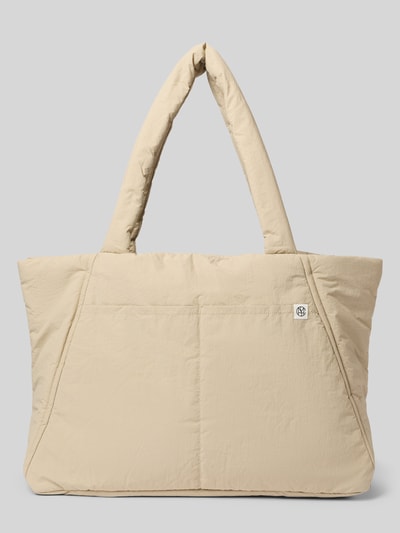 MSCH Copenhagen Shopper mit Label-Detail Modell 'SIRIA SASJA' Beige 2