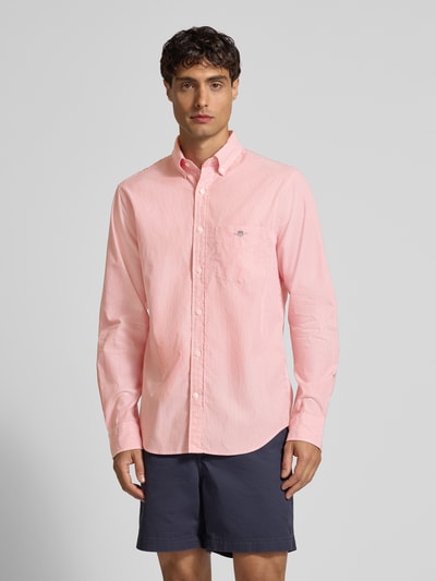 Gant Regular Fit Freizeithemd mit Button-Down-Kragen Orange 4
