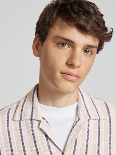 Jack & Jones Regular fit vrijetijdsoverhemd met resortkraag, model 'COBA' Beige - 3