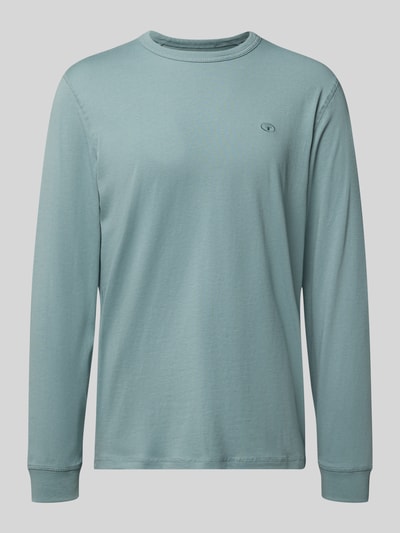 Tom Tailor Regular Fit Langarmshirt aus reiner Baumwolle Mint 2