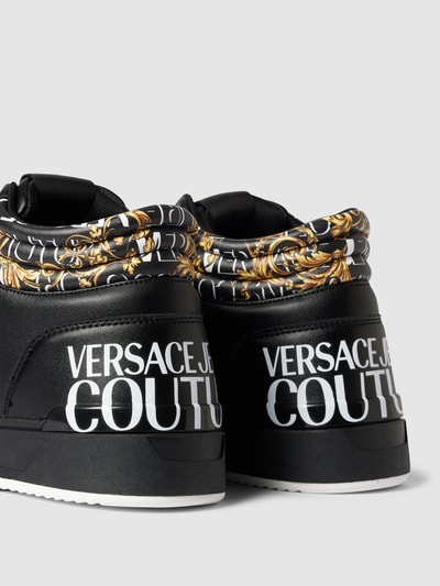 Versace Jeans Couture Sneakersy wysokie z detalami z logo model ‘FONDO STARLIGHT’ Czarny 3