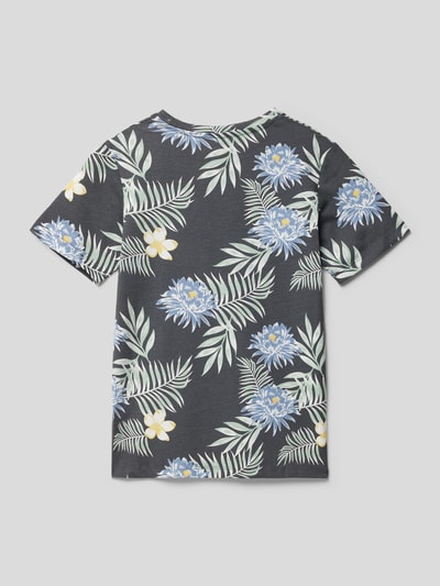 Jack & Jones T-shirt met gebloemd motief Antraciet - 3