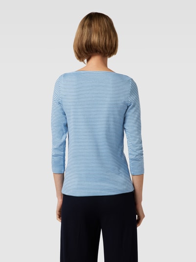 Tom Tailor Longsleeve mit Streifenmuster und 3/4-Arm Hellblau 5