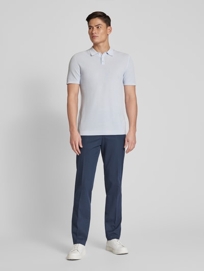 Hiltl Spodnie o kroju slim fit w kant model ‘Teaker’ Ciemnoniebieski 1