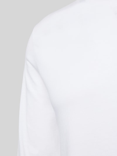 BOSS Longsleeve mit Label-Stitching im 3er-Pack Dunkelblau 2