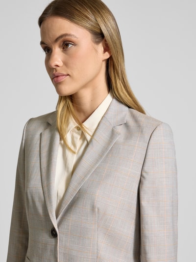 Christian Berg Woman Selection Blazer met reverskraag Lichtgrijs - 3