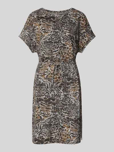 Soyaconcept Knielanges Kleid aus Viskose-Mix Model 'Galina' Dunkelbraun 2