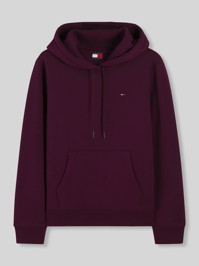 Tommy Jeans bluza z kapturem o kroju regular fit z subtelnym wyhaftowanym logo Bordowy 2