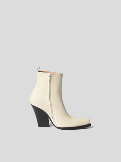 Magda Butrym Stiefeletten mit Blockabsatz Offwhite 6