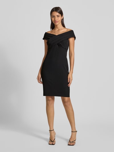 Lauren Ralph Lauren Cocktailjurk met carmenhals, model 'IRENE' Zwart - 1