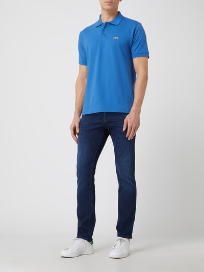 Lacoste Casual Fit Poloshirt mit Logo-Stitching Jeansblau 1