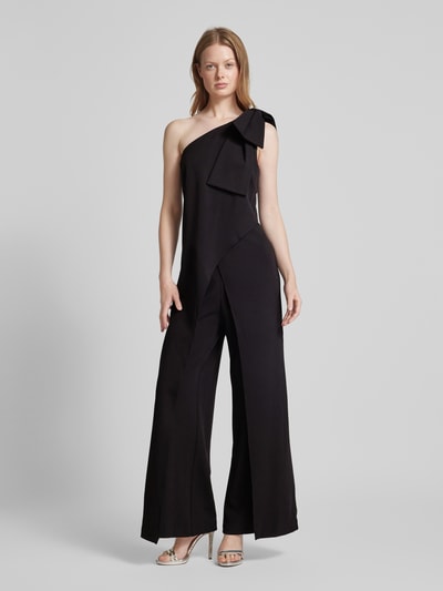 Adrianna Papell Jumpsuit mit One-Shoulder-Träger Black 4