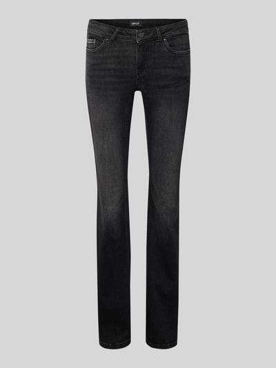 Only Flared Low Rise Jeans aus Baumwoll-MixModell 'BLUSH' Black 2