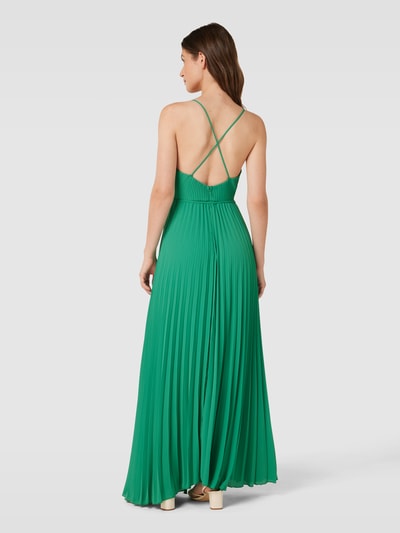 LIU JO BLACK Sukienka wieczorowa z plisami model ‘ABITO’ Zielony 5
