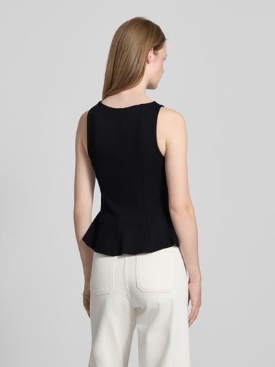 Mango Trägertop in tailliertem Schnitt Modell 'COQUI' Black 5