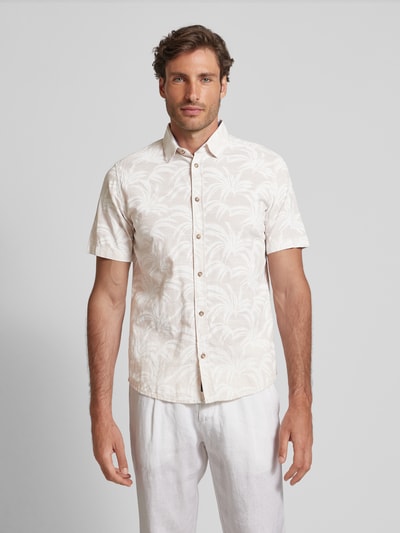 Tom Tailor Freizeithemd mit floralem Muster Offwhite 4