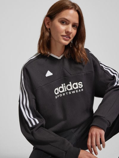 ADIDAS SPORTSWEAR Sweatshirt mit Label-Details Black 3