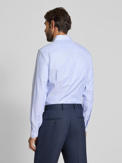 Stenstroms Slim Fit Business-Hemd mit Kentkragen Blau 5