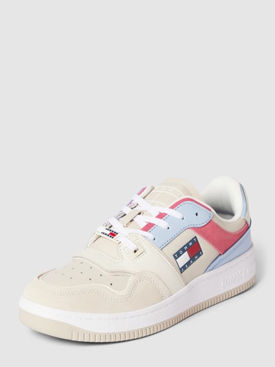 Tommy Jeans Sneakers met labelprint, model 'BASKET' Beige - 2